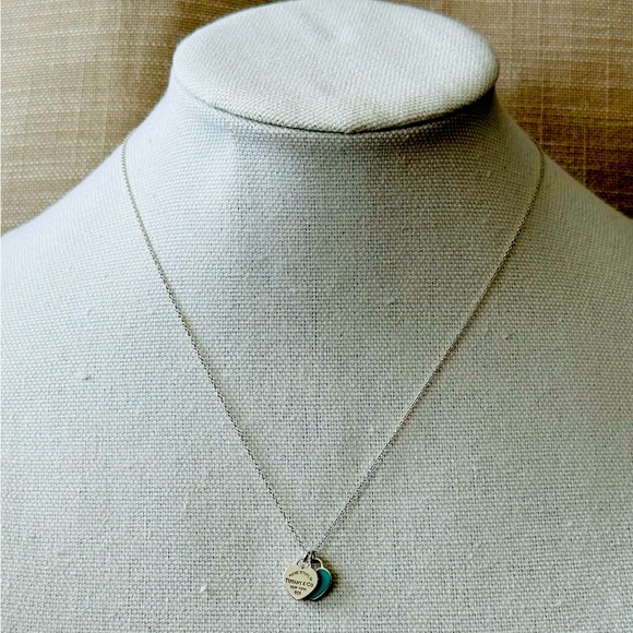 Tiffany & Co. Jewelry - Tiffany Double Heart Necklace 18”